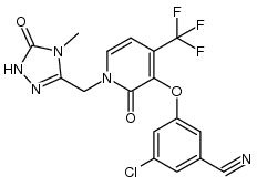 Doravirine (MK-1439; MK1439; MK 1439)