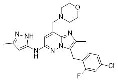 Gandotinib (LY-2784544, LY2784544, LY 2784544)